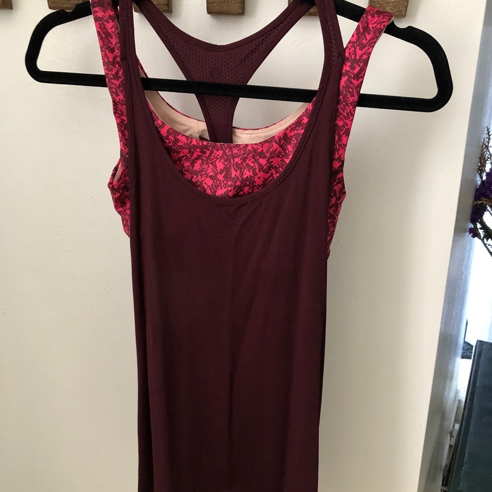 Lulu lemon athletic top with built in sports bra